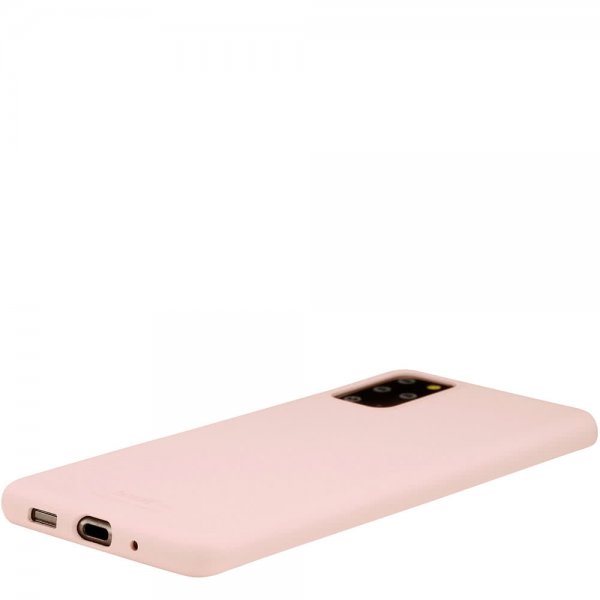 holdit Samsung Galaxy S20 Plus Deksel Silikon Blush Pink