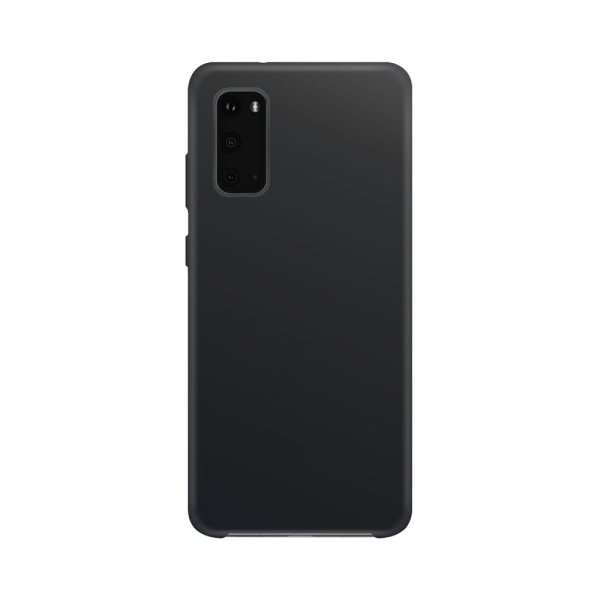 Xqisit Samsung Galaxy S20 Deksel Silikoni Case Svart