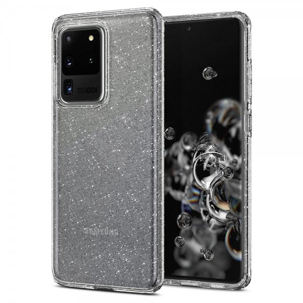 Spigen Samsung Galaxy S20 Ultra Deksel Liquid Crystal Glitter Crystal Quartz
