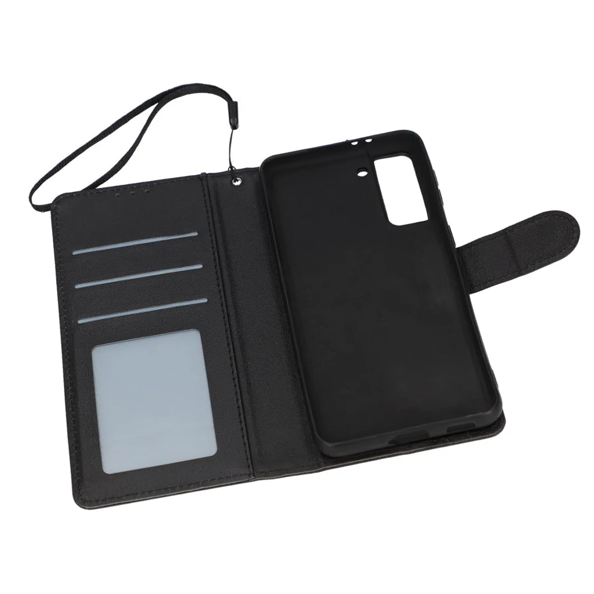 Samsung Galaxy S21 Etui med stativ Svart