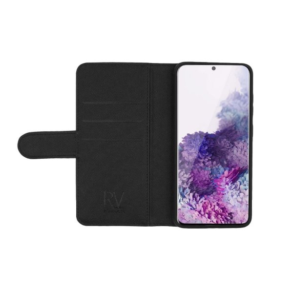 Rvelon Samsung Galaxy S21 Plus Etui Detachable Wallet Case Svart