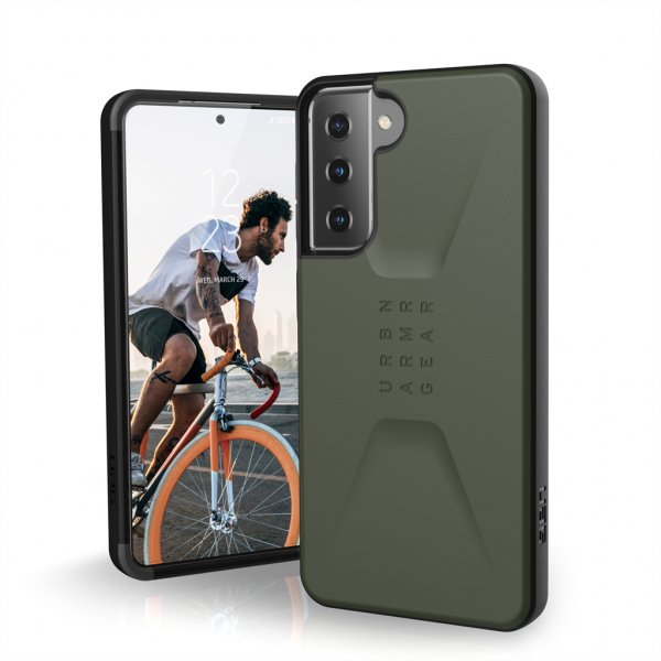 Urban Armor Gear (UAG) Samsung Galaxy S21 Plus Deksel Civilian Olive