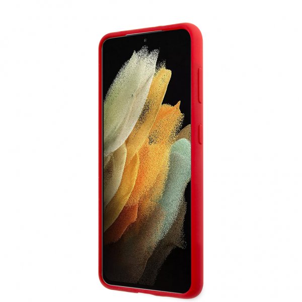 U.S. Polo Samsung Galaxy S21 Plus Deksel med Logo Rød