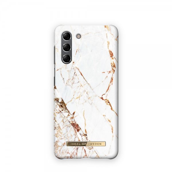 Ideal of Sweden Samsung Galaxy S21 Deksel Fashion Case Carrara Gold