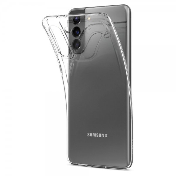 Spigen Samsung Galaxy S21 Deksel Liquid Crystal Crystal Clear