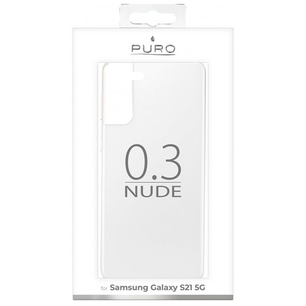 Puro Samsung Galaxy S21 Deksel Nude Gjennomsiktig Klar