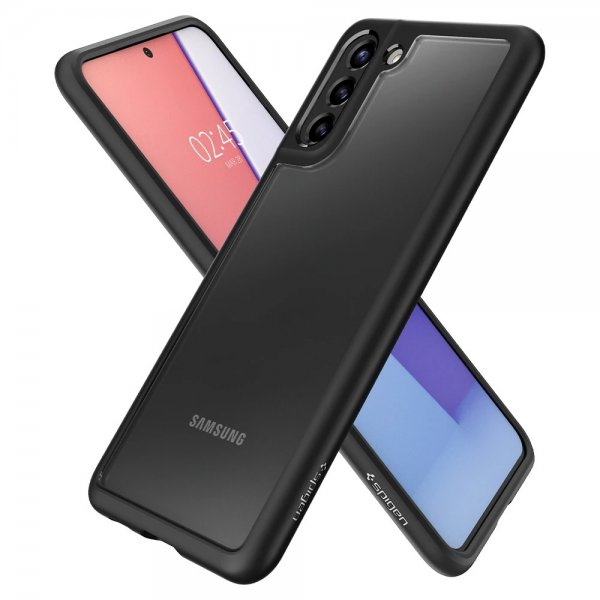 Spigen Samsung Galaxy S21 Deksel Ultra Hybrid Matte Black