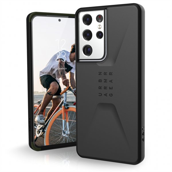 Urban Armor Gear (UAG) Samsung Galaxy S21 Ultra Deksel Civilian Svart