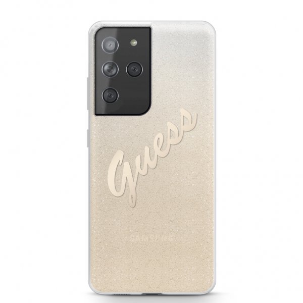 Guess Samsung Galaxy S21 Ultra Deksel Vintage Gull