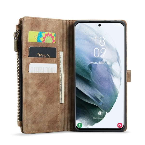 CaseMe Samsung Galaxy S22 Etui C30 Series Brun