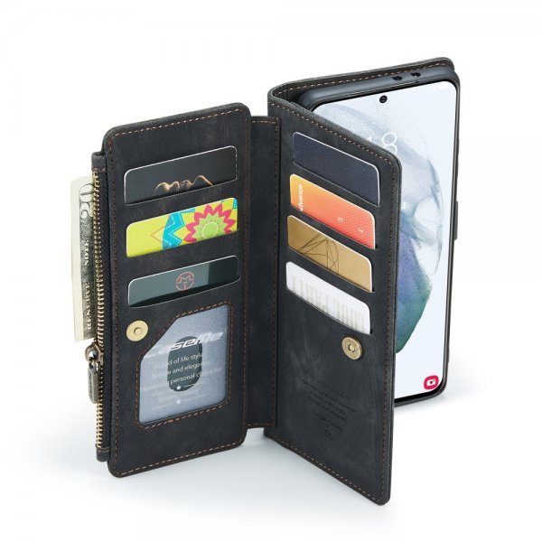CaseMe Samsung Galaxy S22 Etui C30 Series Svart