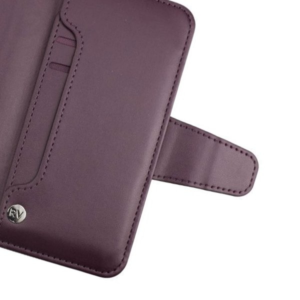 Rvelon Samsung Galaxy S22 Etui Utbrettbar Kortlomme Lilla