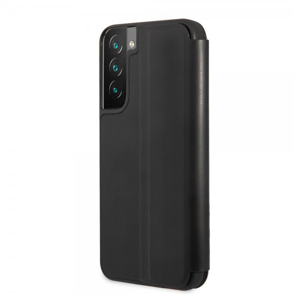 BMW Samsung Galaxy S22 Plus Etui Tricolor Stripe Carbon Svart