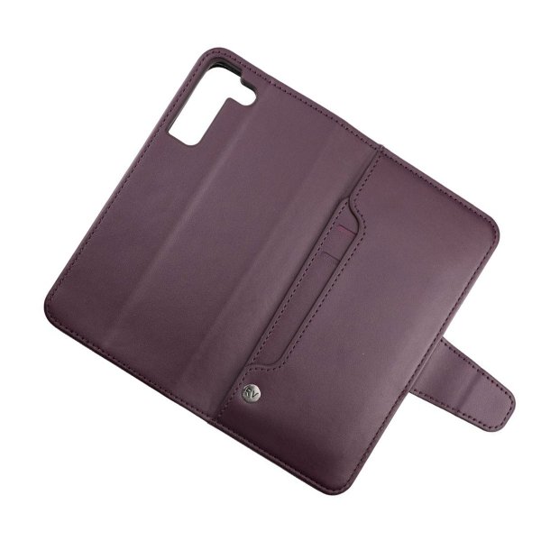Rvelon Samsung Galaxy S22 Plus Etui Utbrettbar Kortlomme Lilla