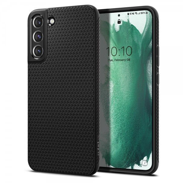 Spigen Samsung Galaxy S22 Plus Deksel Liquid Air Matte Black