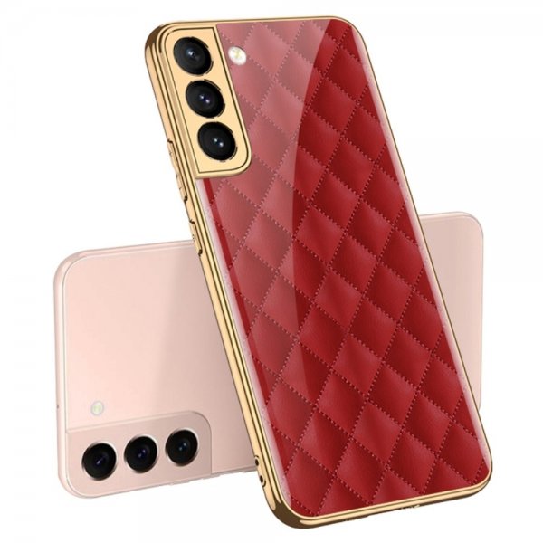 GKK Samsung Galaxy S22 Plus Deksel Motiv Røda Esker