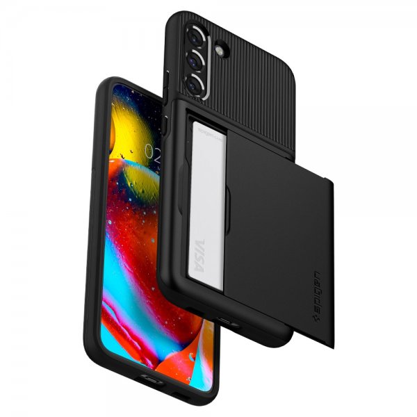 Spigen Samsung Galaxy S22 Plus Deksel Slim Armor CS Svart