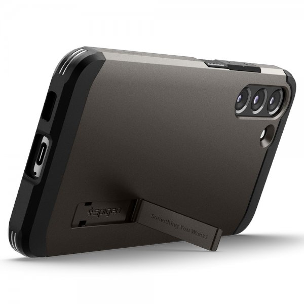 Spigen Samsung Galaxy S22 Plus Deksel Tough Armor Gunmetal