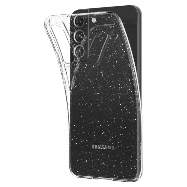 Spigen Samsung Galaxy S22 Deksel Liquid Crystal Glitter Crystal Quartz