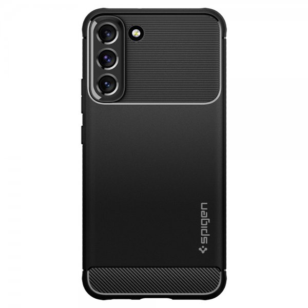 Spigen Samsung Galaxy S22 Deksel Rugged Armor Matte Black