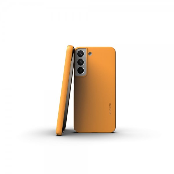 Nudient Samsung Galaxy S22 Deksel Thin Case V3 Saffron Yellow