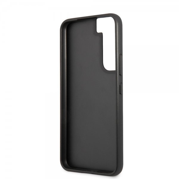 BMW Samsung Galaxy S22 Deksel Triangle Pattern & Tricolor Stripe Svart
