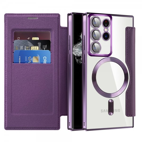 Samsung Galaxy S22 Ultra Etui MagSafe Lilla