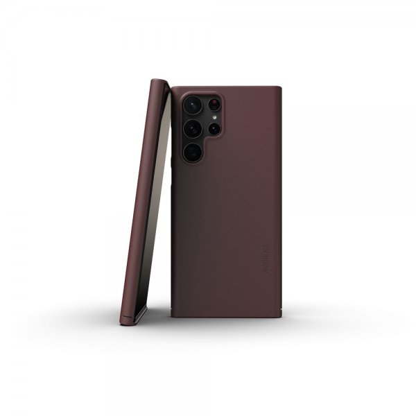 Nudient Samsung Galaxy S22 Ultra Deksel Thin Case V3 Sangria Red