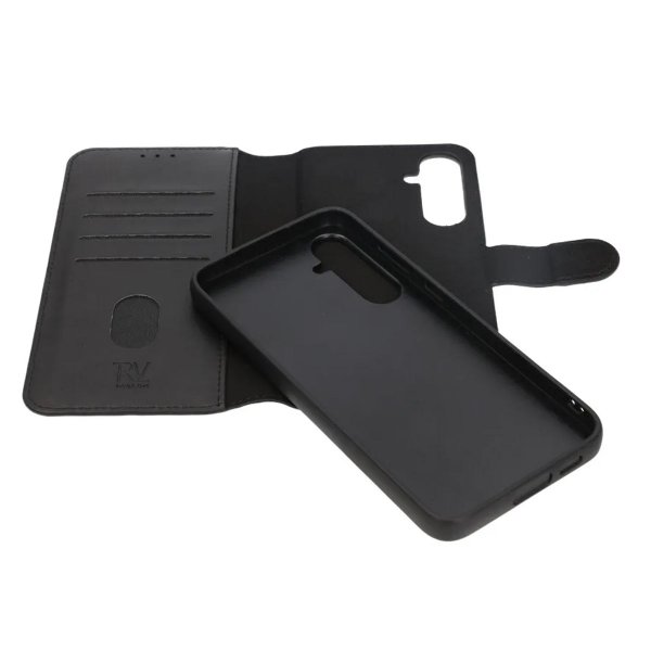 Rvelon Samsung Galaxy S23 FE Etui Detachable Wallet Case Svart