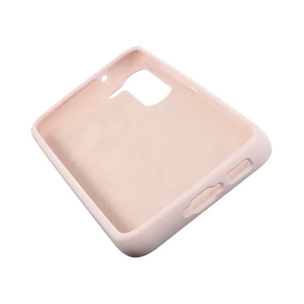 Rvelon Samsung Galaxy S23 Deksel Silikon Sandrosa
