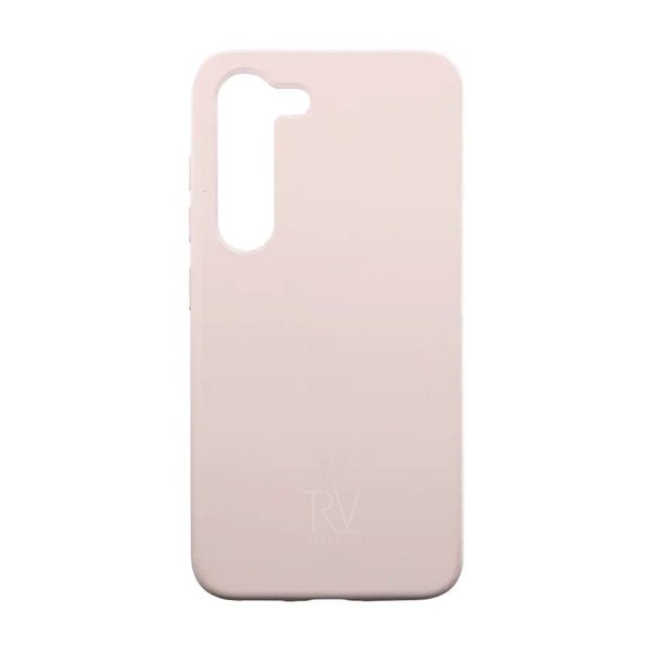 Rvelon Samsung Galaxy S23 Deksel Silikon Sandrosa