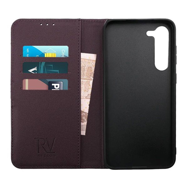 Rvelon Samsung Galaxy S23 Etui Detachable Wallet Case Lilla