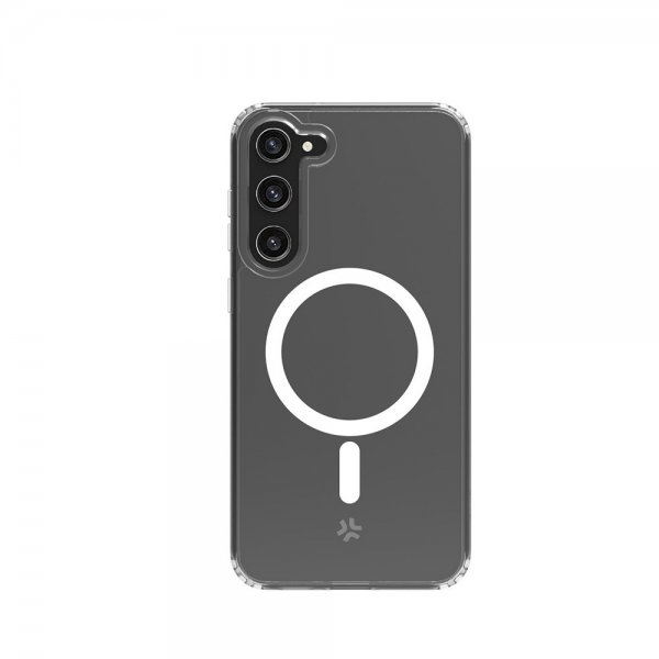 Celly Samsung Galaxy S23 Plus Deksel GELSKINMAG MagSafe Transparent