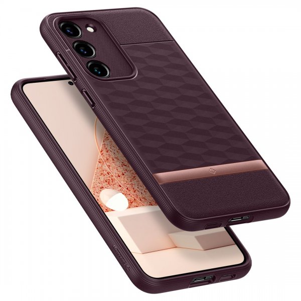 Caseology Samsung Galaxy S23 Plus Deksel Parallax Burgundy