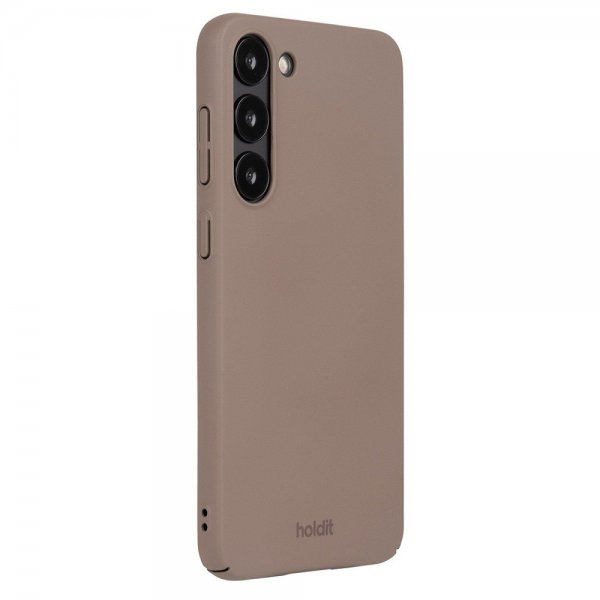 holdit Samsung Galaxy S23 Plus Deksel Slim Case Mocha Brown