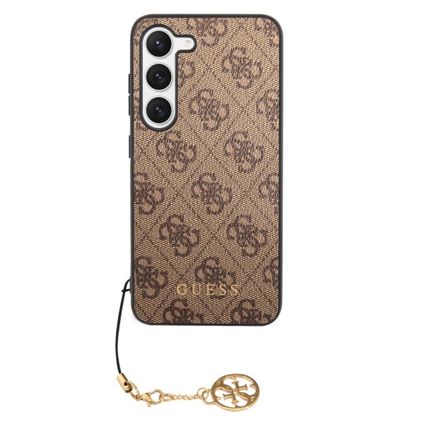 Guess Samsung Galaxy S23 Deksel 4G Charms Brun