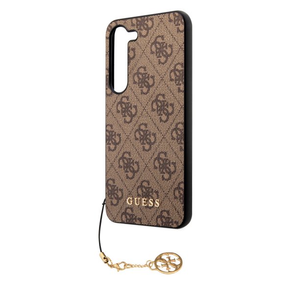 Guess Samsung Galaxy S23 Deksel 4G Charms Brun