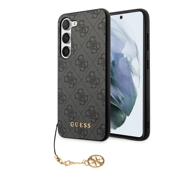 Guess Samsung Galaxy S23 Deksel 4G Charms Grå