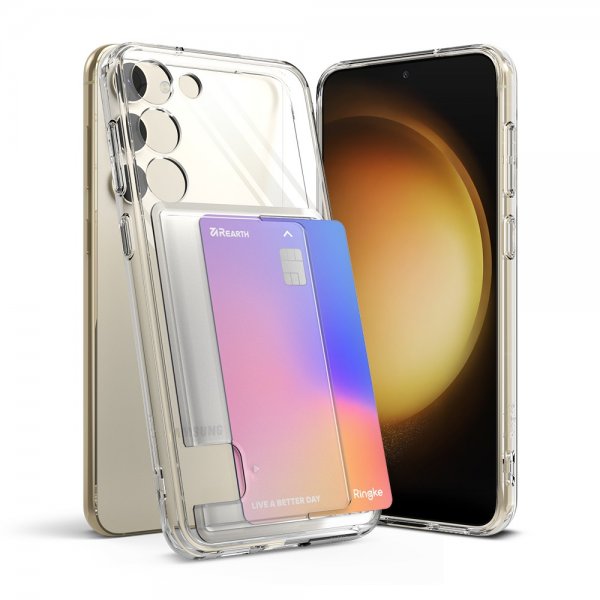 Ringke Samsung Galaxy S23 Deksel Fusion Card Clear