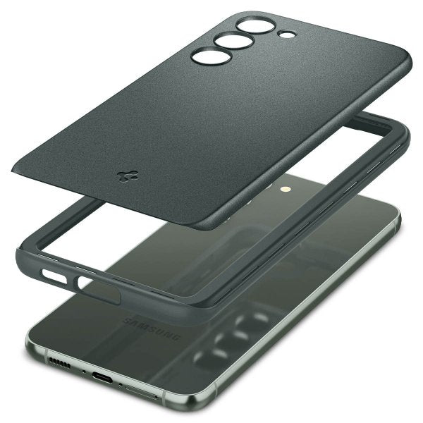 Spigen Samsung Galaxy S23 Deksel Thin Fit Abyss Green
