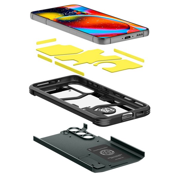 Spigen Samsung Galaxy S23 Deksel Tough Armor Abyss Green