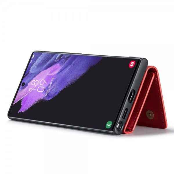 Dg.Ming Samsung Galaxy S23 Ultra Deksel M1 Series Avtakbart Kortholder Rød
