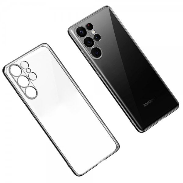 Sulada Samsung Galaxy S23 Ultra Deksel Belagt Kant Svart