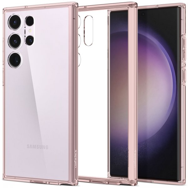 Spigen Samsung Galaxy S23 Ultra Deksel Ultra Hybrid Rose Crystal