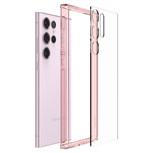Spigen Samsung Galaxy S23 Ultra Deksel Ultra Hybrid Rose Crystal