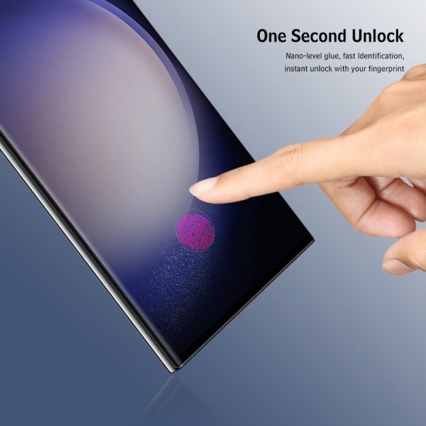 ENKAY Samsung Galaxy S23 Ultra Skjermbeskytter Monteringsramme Easy Install