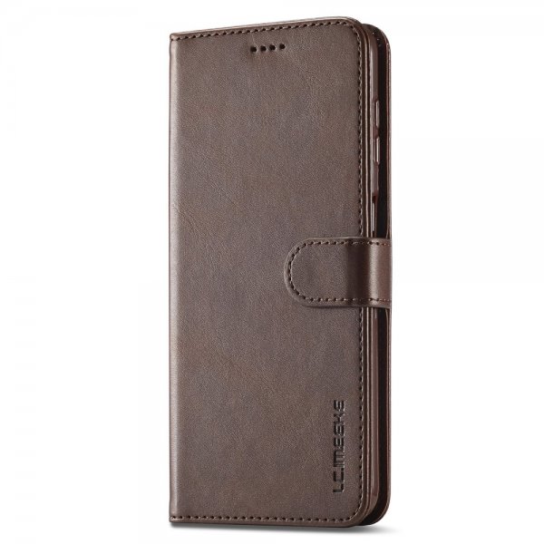 Lc.Imeeke Samsung Galaxy S24 FE Etui med Kortlomme stativfunksjon Mørkebrun