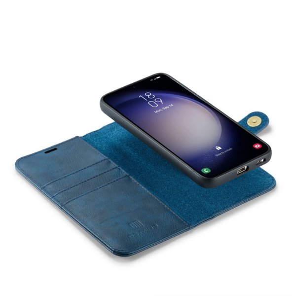 Dg.Ming Samsung Galaxy S24 FE Etui Avtagbart Deksel Blå
