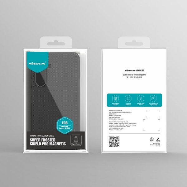 Nillkin Samsung Galaxy S24 FE Deksel Super Frosted Shield Pro MagSafe Svart