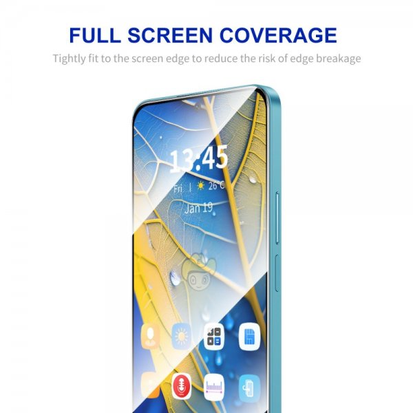 ENKAY Samsung Galaxy S24 FE Skjermbeskytter Monteringsramme Easy Install